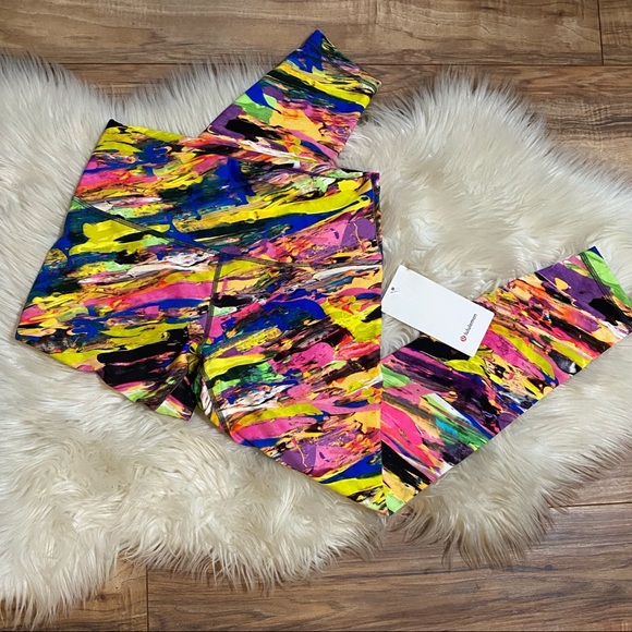 lululemon athletica Pants - Lululemon Wunder Trains 25” in Catalyst Multi